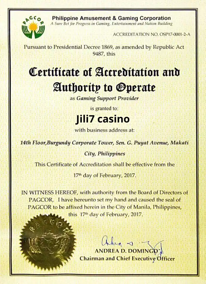 Jili7 Operating License